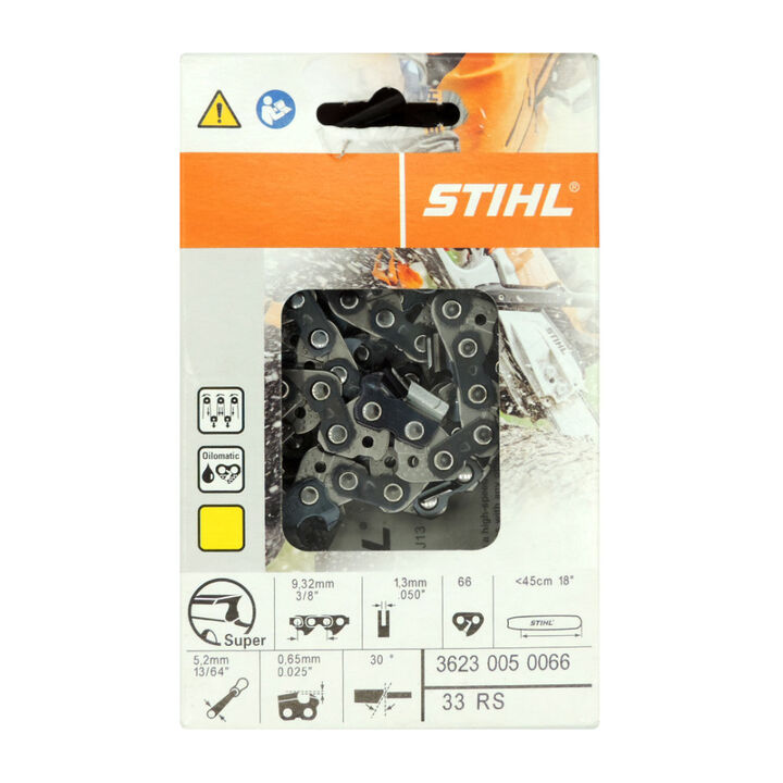 Stihl 18in Oilomatic Rapid Super 33RS 60E Saw Chain, large image number 1