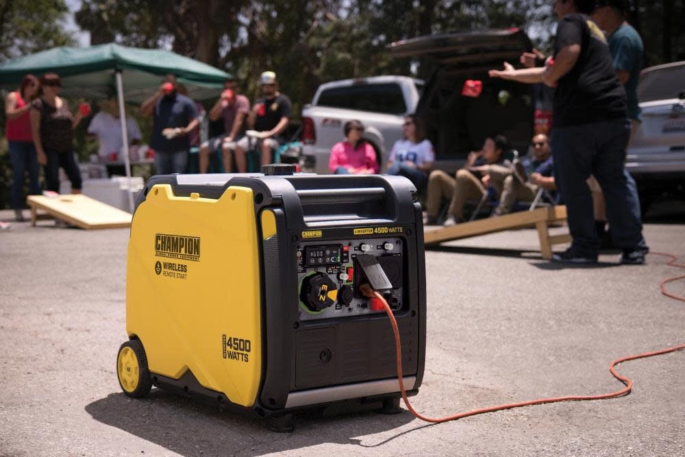 Champion Power Equipment 4500-Watt Wireless Remote Start Gas Powered 49 State RV Ready Portable Inverter Generator with Quiet Technology, large image number 10