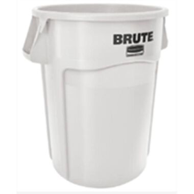Rubbermaid 44 Gallon BRUTE Heavy Duty White Vented Container, large image number 0
