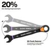 Klein Tools Ratcheting Combination Slide-Lock Wrench Set Metric 8 Pieces, small image number 4