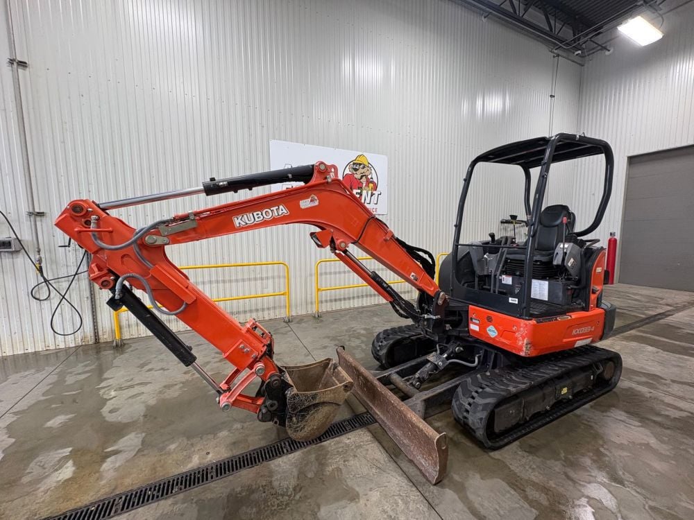 Kubota KX033-4 24.8HP Compact Tracked Excavator Used 2018, large image number 18