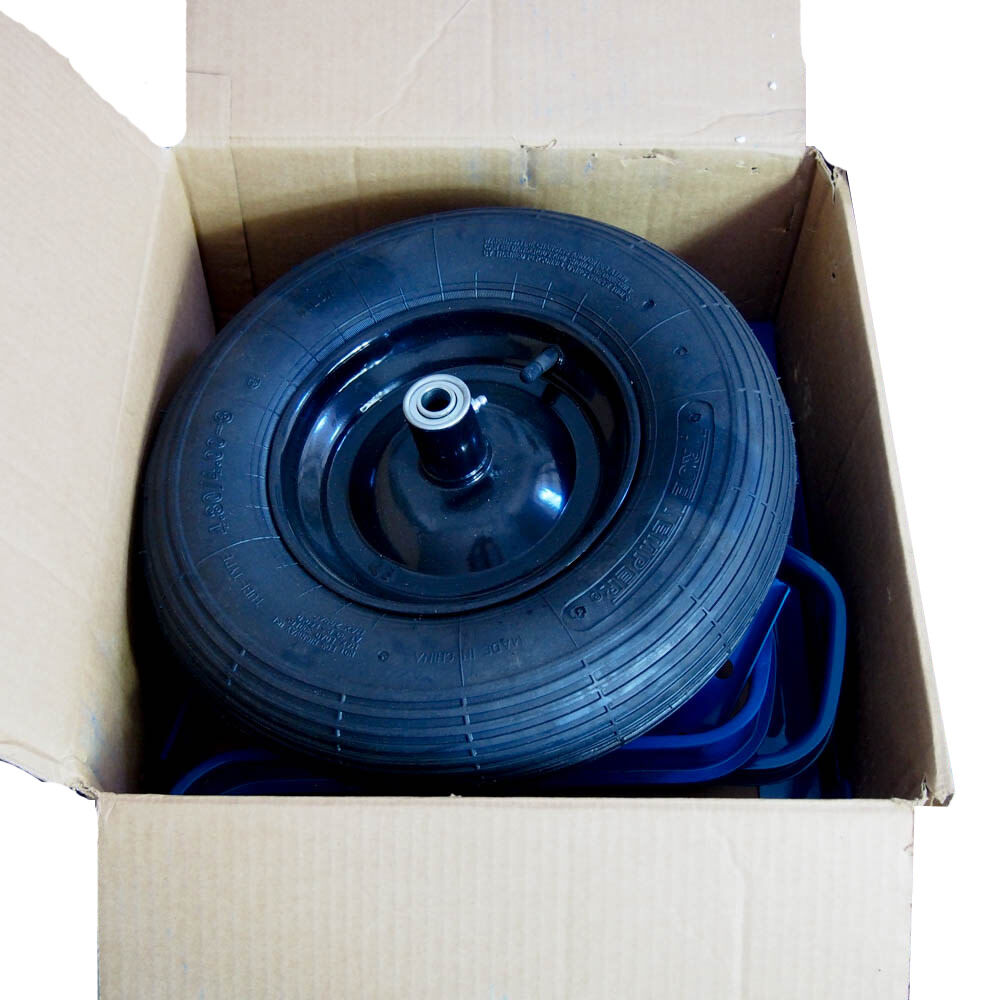 True Temper Jackson 6 Cubic Ft Steel Contractor Wheelbarrow With Ball