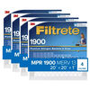 3M Filtrete 20 x 20 x 1-Inch 1900 MPR MERV 13 Allergen Defense Furnace Air Filter, 4-Pack, small image number 1