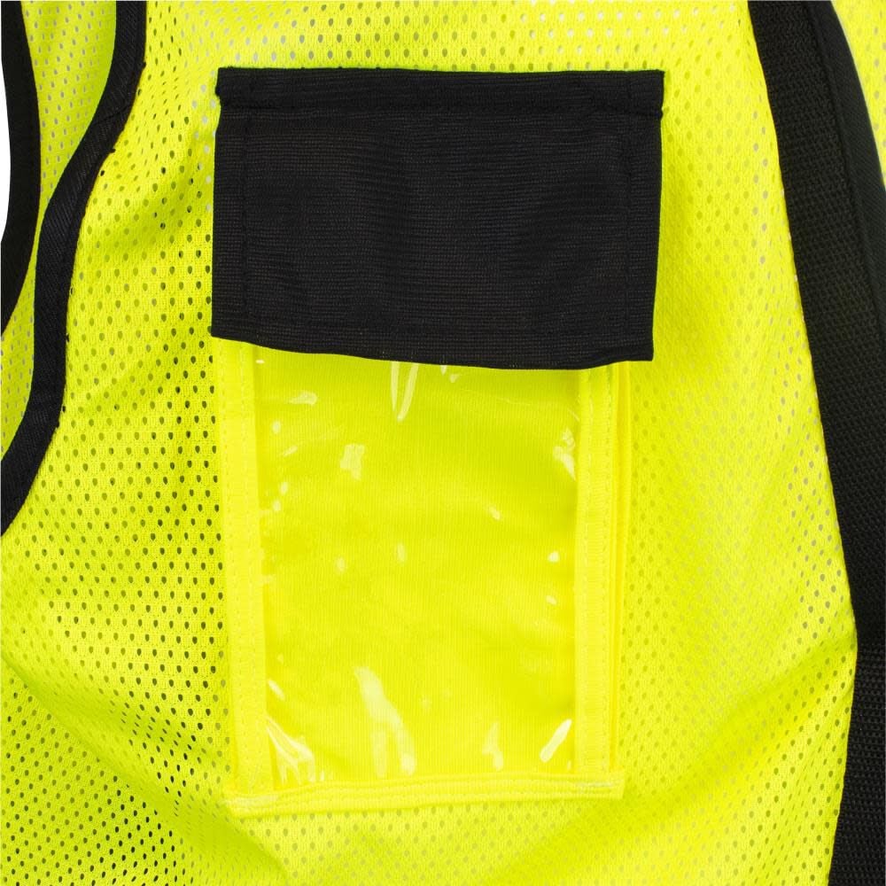 DEWALT Class 2 Heavy Duty Surveyor Vest, Hi-Vis, Medium, large image number 6