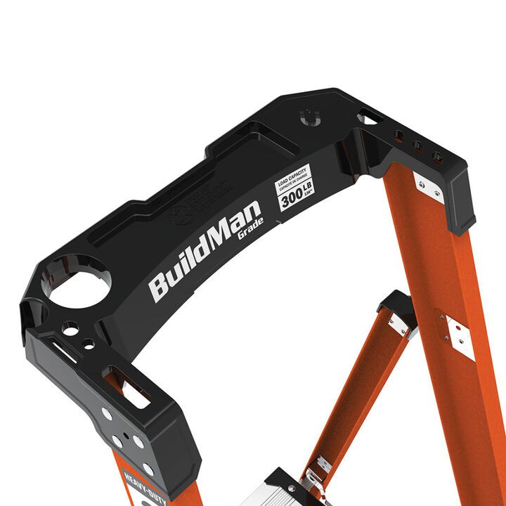 Metaltech 4 Foot Safe Space Fiberglass Step Ladder, large image number 2