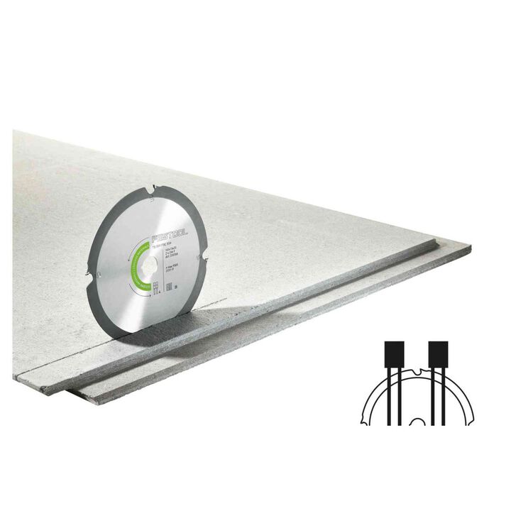 Festool 168 Milimeter Segmented Rim Diamond Blade for Fiber Cement, large image number 1
