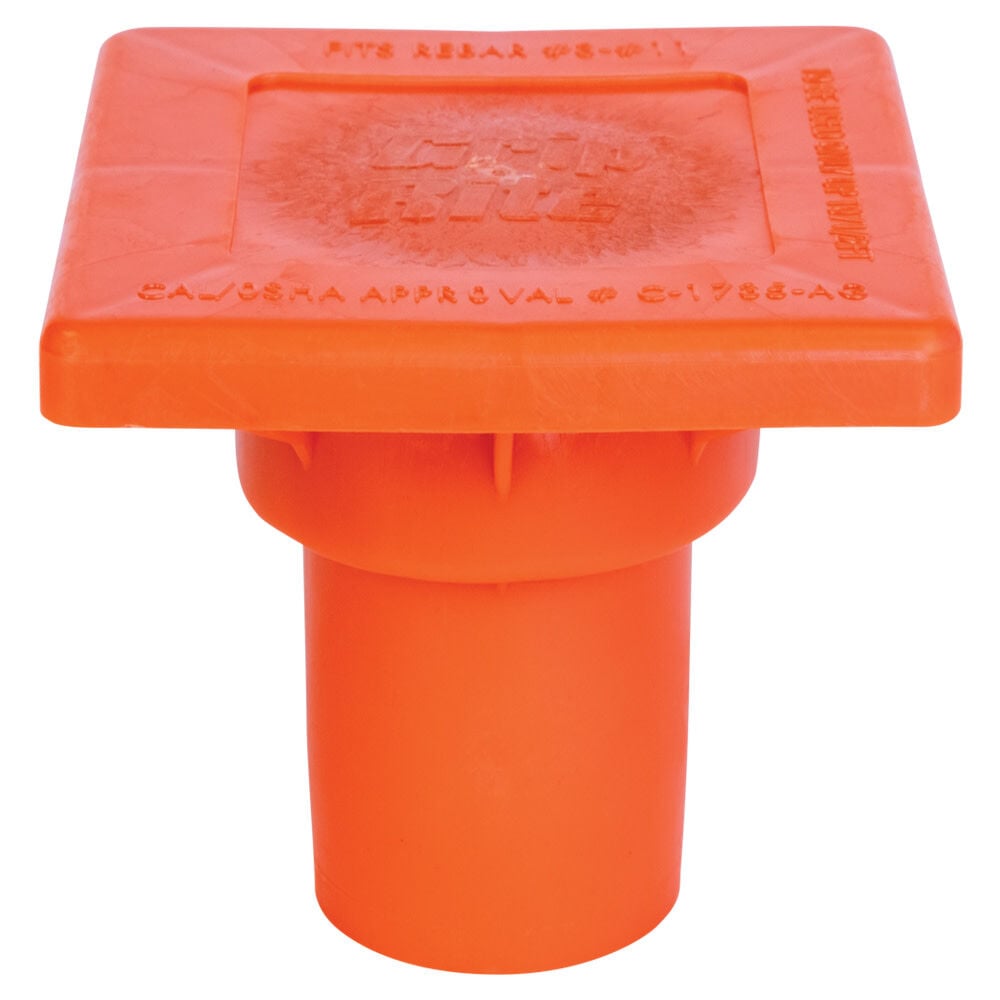 Grip Rite Orange OSHA Rebar Cap for #3-11 Bar, 100 Pieces, large image number 1