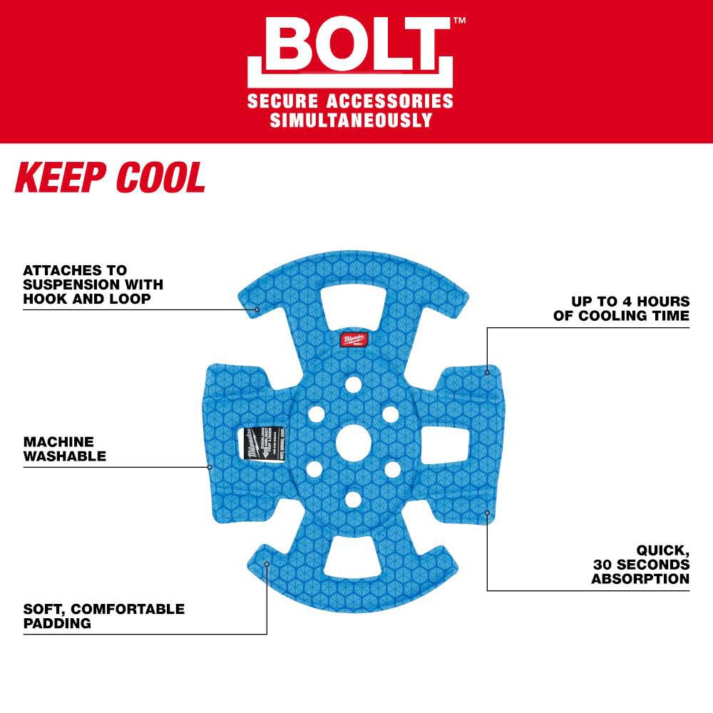Milwaukee BOLT Safety Helmet Cooling Liner 48734544 Acme Tools