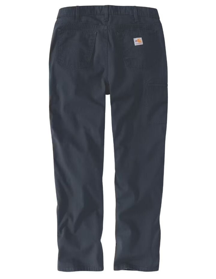 Carhartt Women's 32-Inch Waist Cotton Flame Resistant Canvas Jeans, Dark Navy, large image number 1