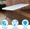Lifetime 8 Ft. White High-Density Polyethylene Commercial Folding Table, small image number 5