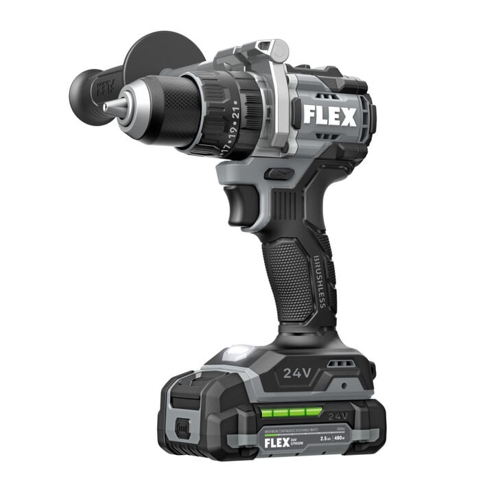FLEX 1/2 Inch 2-Speed Hammer Drill Kit, large image number 1