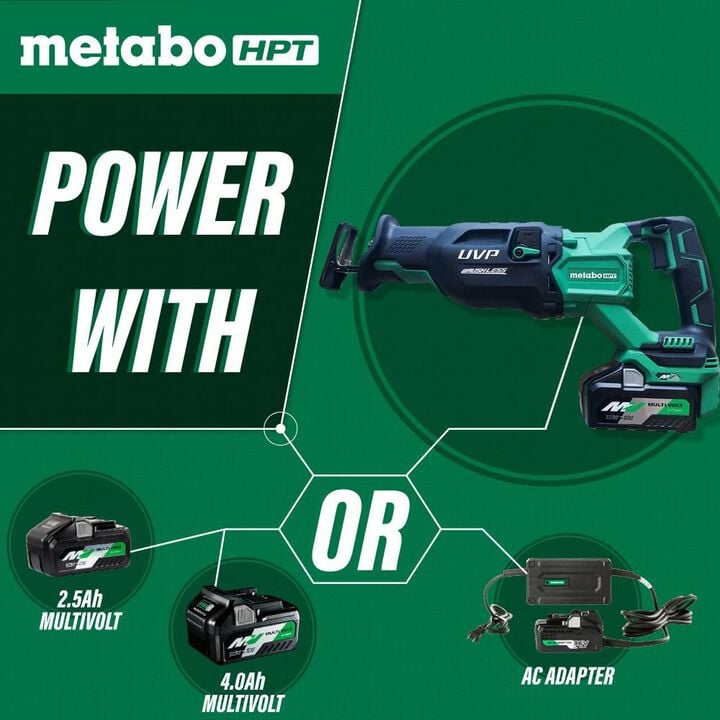 Metabo HPT Multivolt 36V Brushless Reciprocating Saw (Bare Tool), large image number 6