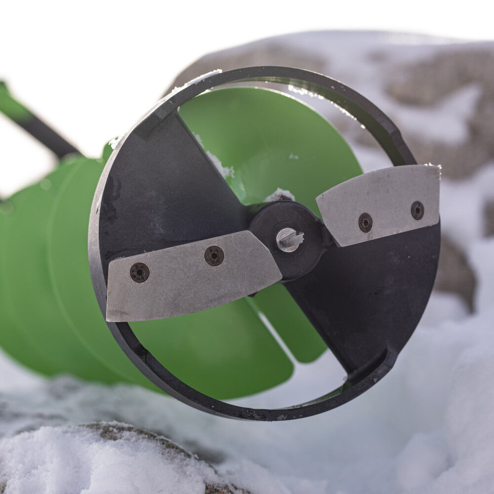 Ion Ice Auger Alpha Poly 10in Kit with Two Batteries 59400 Acme Tools
