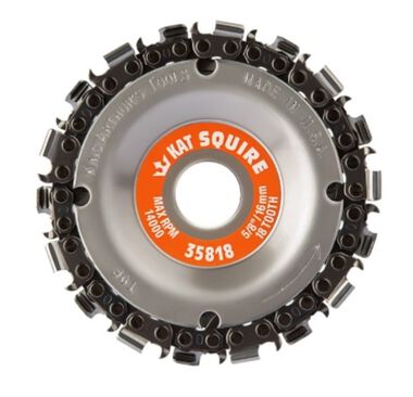 King Arthurs Tools Squire 18 Tooth Chain Saw Cutter with 5/8 Center