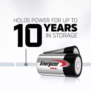 Energizer Max E95 D Cell 1.5V Alkaline Non-Rechargeable Battery 4pk, large image number 7
