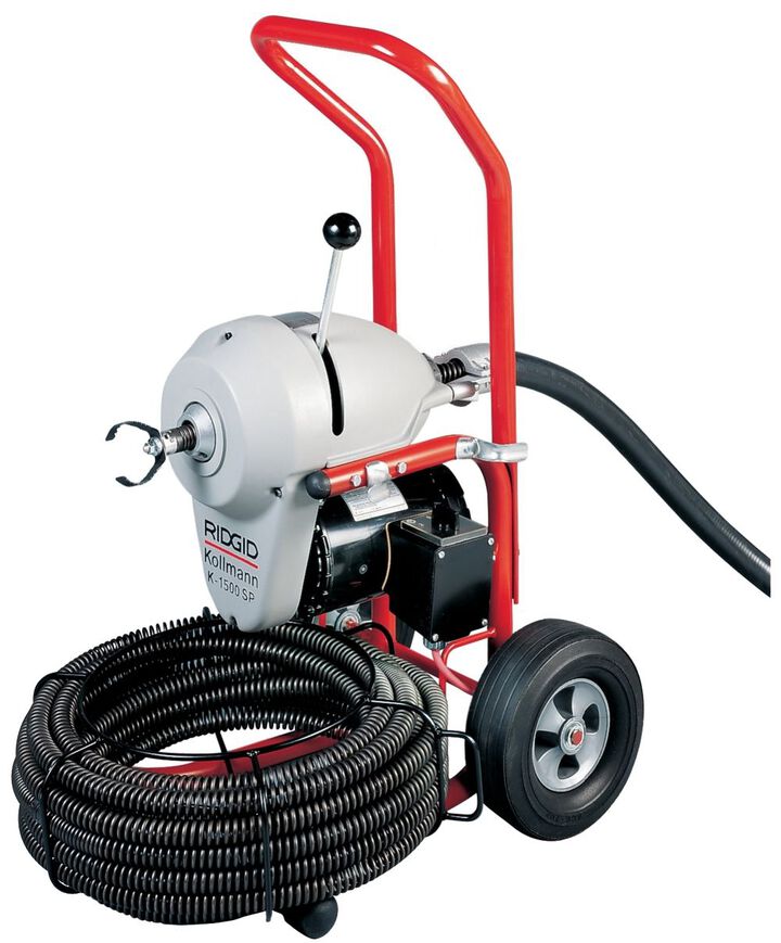 Ridgid K-1500SP-B 120V-60Hz Sectional Drain Cleaning Machine Combination Kit, large image number 2