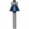 Bosch 25 Degree x 7/16 Inch Carbide-Tipped 2-Flute Bevel Trim Bit, small image number 1