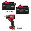 Milwaukee Impact Wrench with Friction Ring and M18 Forge XC 18V 8Ah Battery Pack with Fuel Indicator Bundle, small image number 2