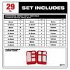 Milwaukee SHOCKWAVE Impact Duty RED HELIX Titanium Metric Drill Bit Set  29PC, small image number 3
