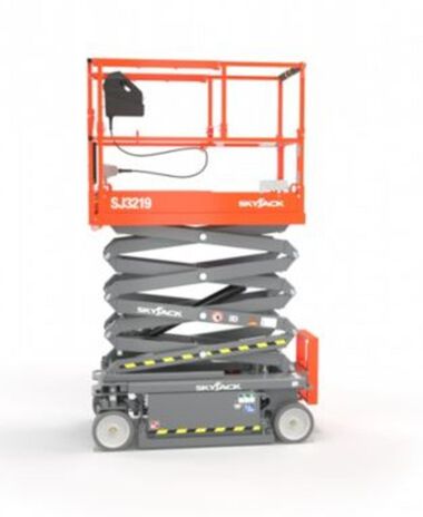 Skyjack 19' 500 lbs DC Electric Scissor Lift with E-Drive, large image number 0