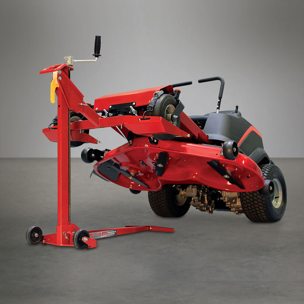 Mojack push mower on sale lift
