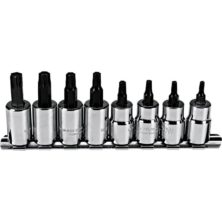 Proto 3/8 In Drive 8 Piece Torx Bit Socket Set, large image number 1