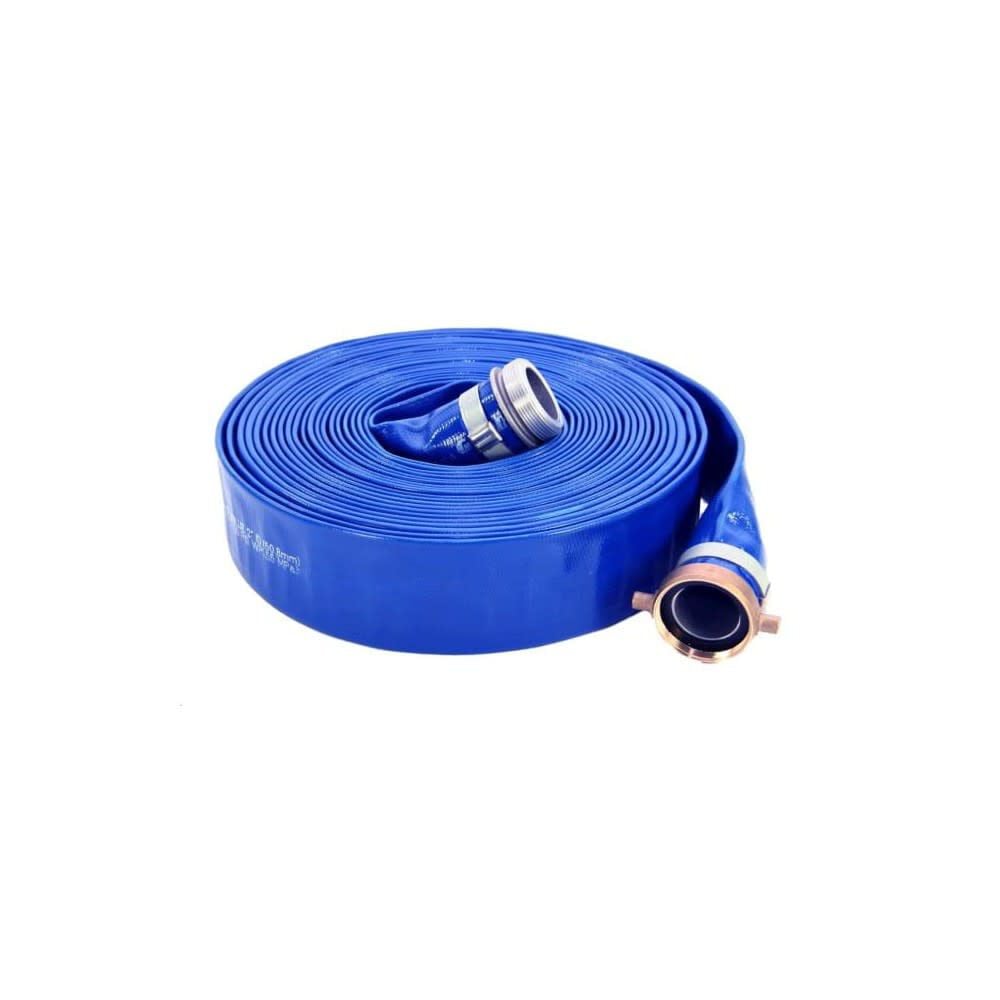 Dakota Hose 2 Inch x 20 Ft. Length PVC Discharge Hose with Pin Lugs – 2X20PVCAD/BS