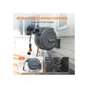 Giraffe Tools 5/8 Inch x 90 Foot Light Grey Garden Hose Reel with PP Bracket, small