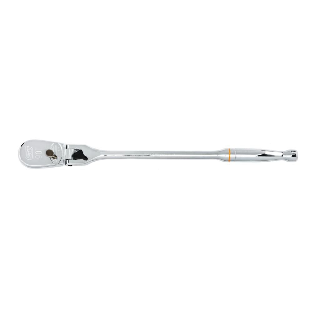 GEARWRENCH 1/2in Drive 90-Tooth Locking Flex Head Teardrop Ratchet 17in, large image number 1