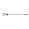 GEARWRENCH 1/2in Drive 90-Tooth Locking Flex Head Teardrop Ratchet 17in, small image number 1
