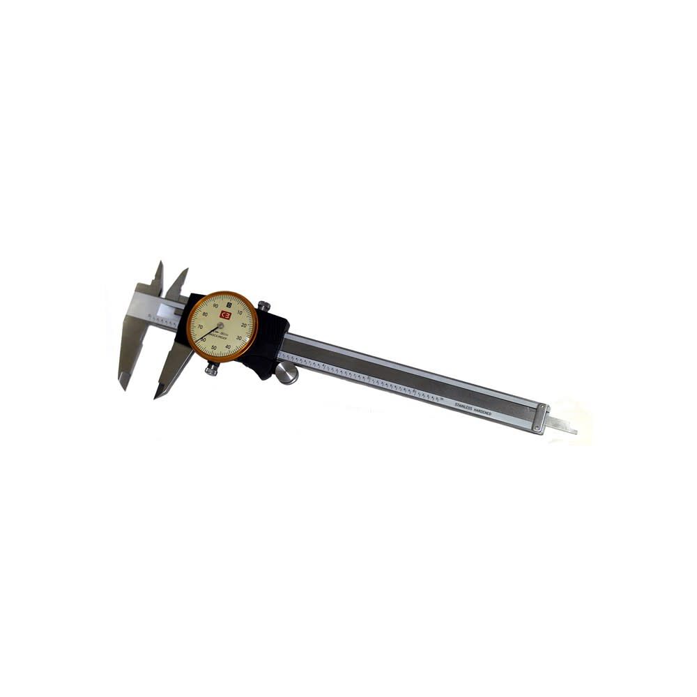 Chicago Brand 6 Inch Stainless Steel Extra Smooth Dial Caliper – 50004N