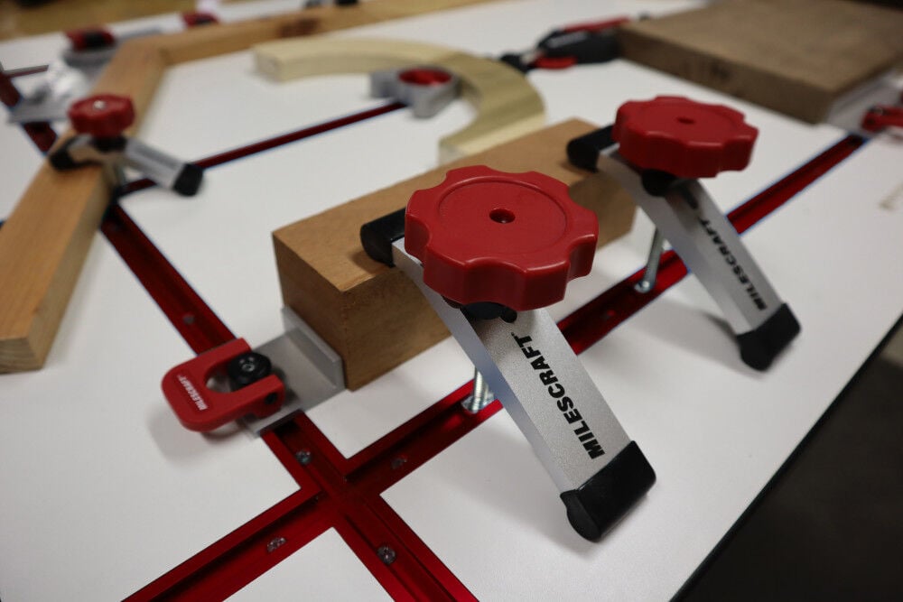 Milescraft HoldDown100 Compact T-Track Clamps for Smaller Projects, large image number 2