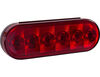 Buyers Products Company 6 Inch Red Oval Stop/Turn/Tail Light with 6 LEDs (Lights Only), small image number 1