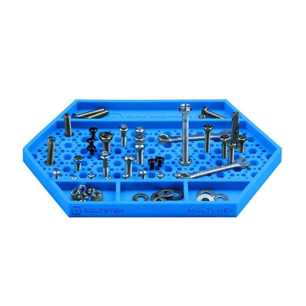 Boltster Multi-Hex Magnetic Fastener Organizer Tray Blue, large image number 3