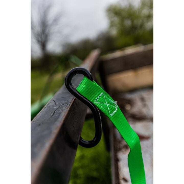 Fusion Grip Ratchet Strap with Magnetic Hook 2pk, 1 Inch x 16ft, large image number 3