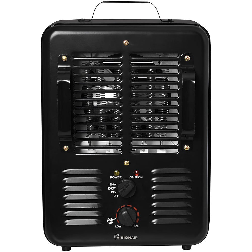 VisionAir 15 In. 1300/1500W 5120 Btu 160 Sq-Ft. Milkhouse Heater, large image number 1