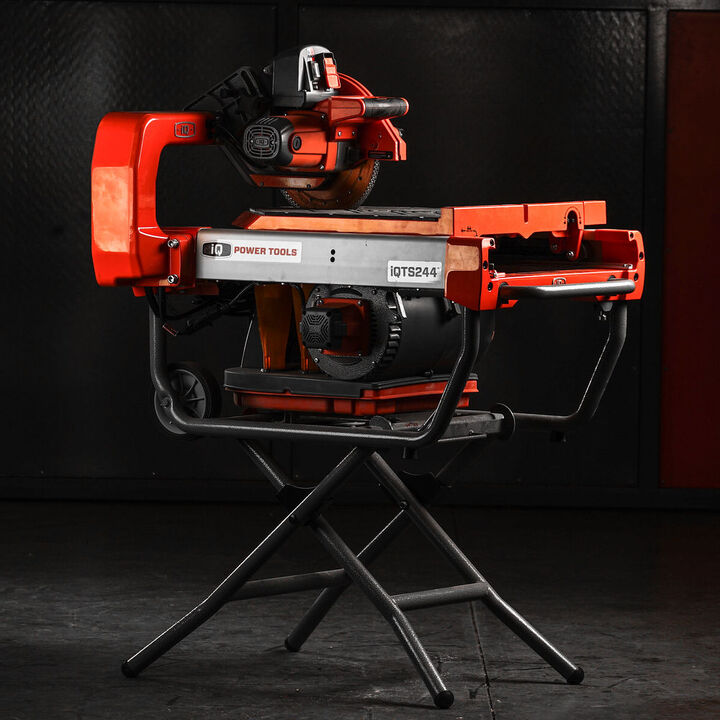 iQ Power Tools iQTS244 10 Inch Dry Cut Tile Saw with Integrated Dust Control, large image number 6