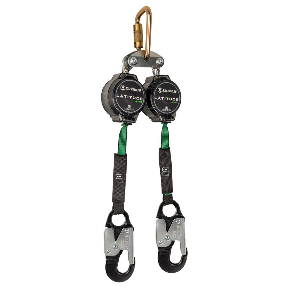 Safewaze Latitude Pro 7 Ft. Dual Web SRL-P: FS-EX313, Carabiner, Alu Snap Hooks, large image number 1