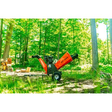 DK2 4in 280 cc 7HP Gasoline Powered Kinetic Drum Chipper, large image number 11