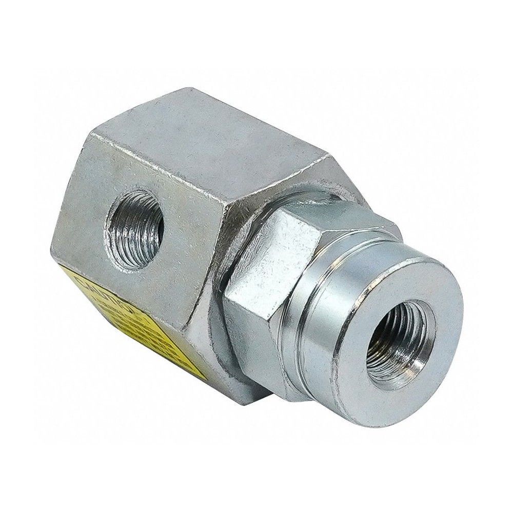 Coxreels 1/4in I.D. Zinc Plated Steel Nitrile Seal Swivel, large image number 2
