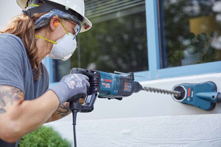 Bosch 1 Inch SDS-Plus Bulldog Extreme Rotary Hammer, large image number 2