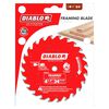 Diablo Tools 4 1/2 inch x 24 Tooth ATB Framing Circular Saw Blade with 3/8 inch Arbor, small image number 2