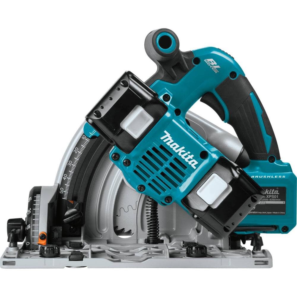 Makita 18V X2 LXT Li-Ion 6-1/2 inch Plunge Cut Track Saw Kit with 55 inch Guide Rail, large image number 8