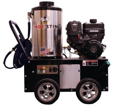 Hot Sting 3500 PSI 4.0 GPM Gas Powered Hot Water Pressure Washer with 5 Spray Nozzles