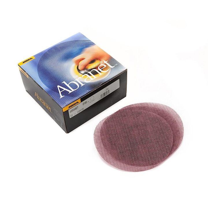 Mirka Abranet 6 Inch Grip Vacuum Disc 220 Grit 50 Pieces
