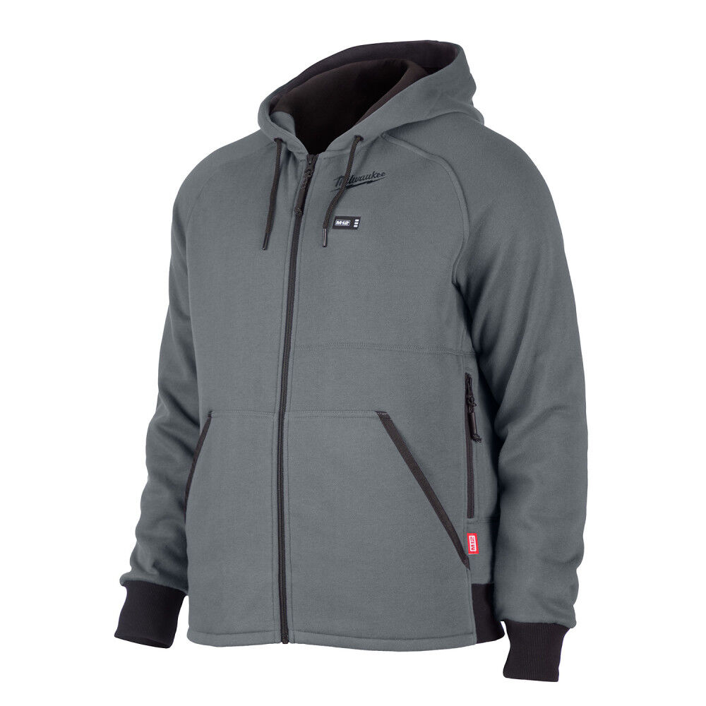 Milwaukee M12 Heated Hoodie Kit Gray Medium Milwaukee M12 Heated Hoodie Kit Gray Medium