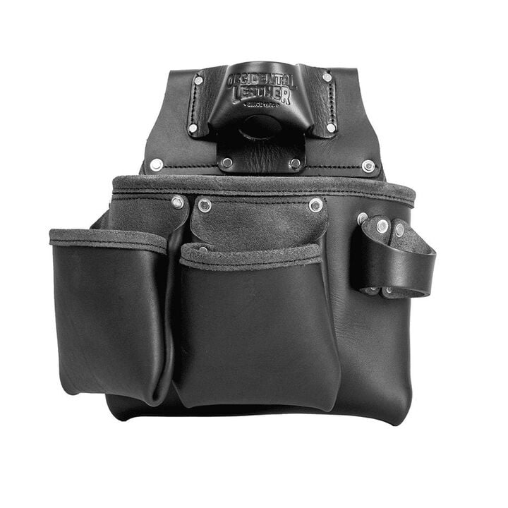 Occidental Leather 3 Pouch Pro Tool Bag, Ultra Black