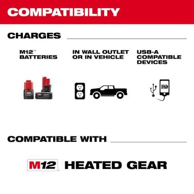 Milwaukee M12 Charger and Portable Power Source, large image number 2