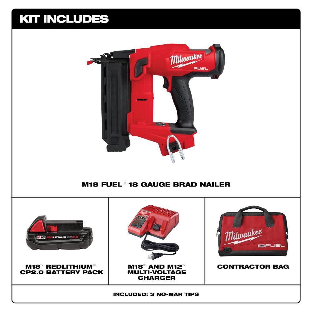 Milwaukee brad shop nailer m18
