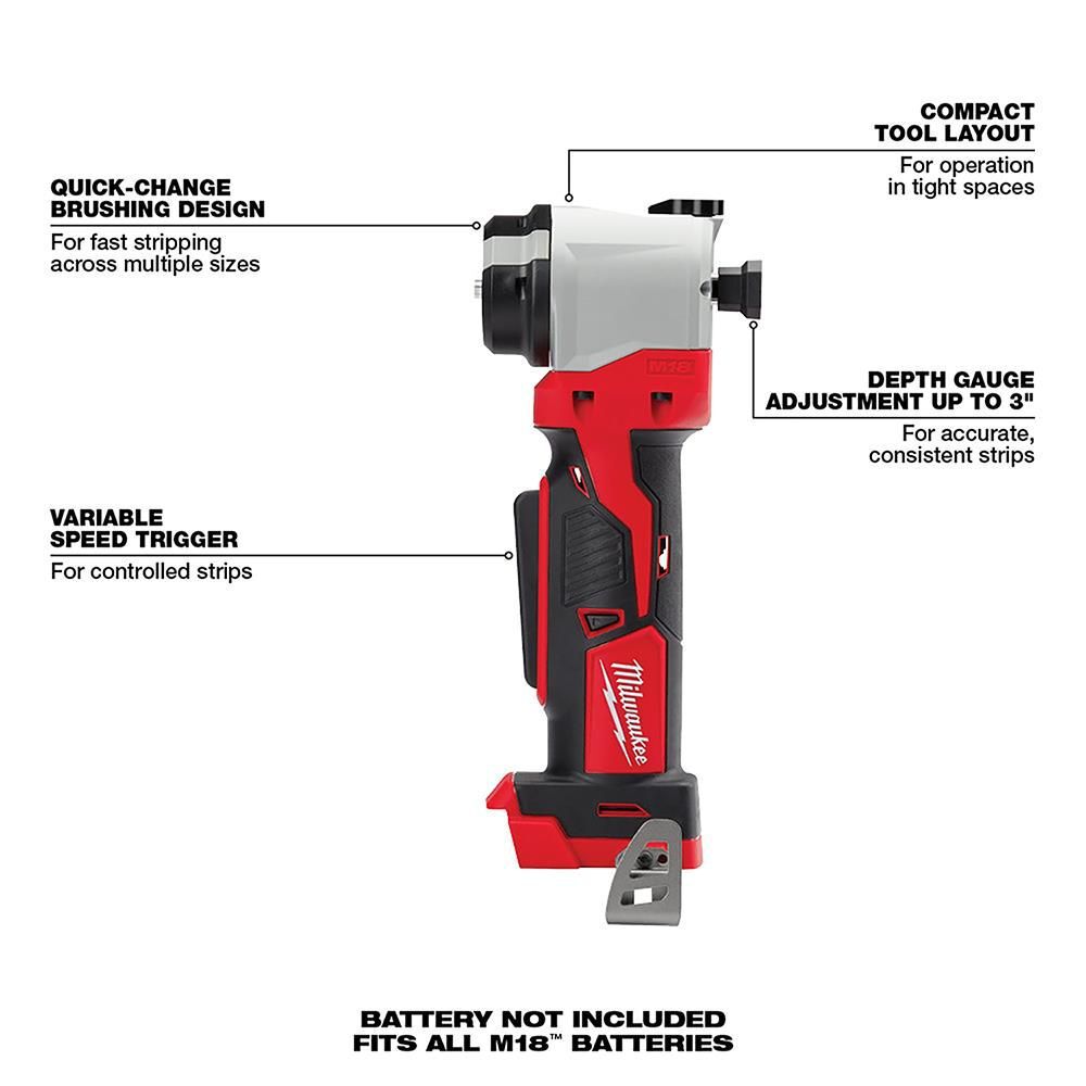 Milwaukee M18 Cable Stripper (Bare Tool), large image number 3